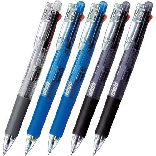 Amazon | ゼブラ 4色ボールペン＋シャープ クリップオンマルチ5本入